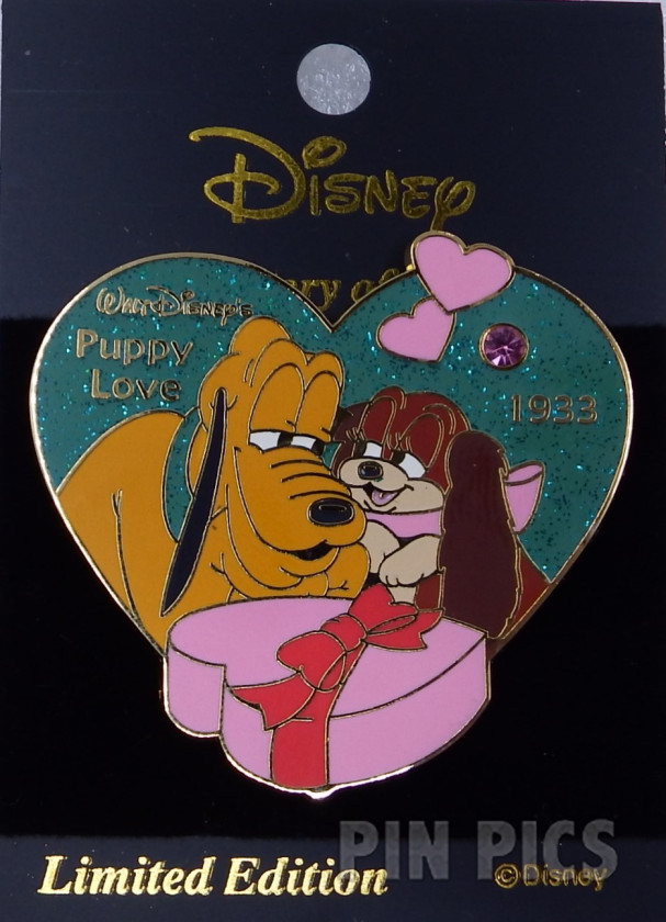 Japan - Pluto and Fifi - Puppy Love 1933 - History of Art  pin collectible - Main Image 3