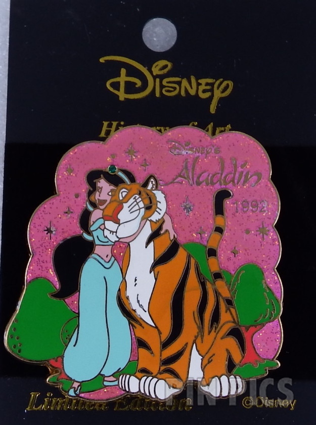 Japan - Jasmine and Rajah - Aladdin 1992 - History of Art 2003  pin collectible - Main Image 3