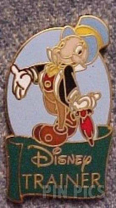 WDW - Jiminy Cricket - Disney Trainer - 2001 Version 2 - E/F - Pinocchio  pin collectible - Main Image 2