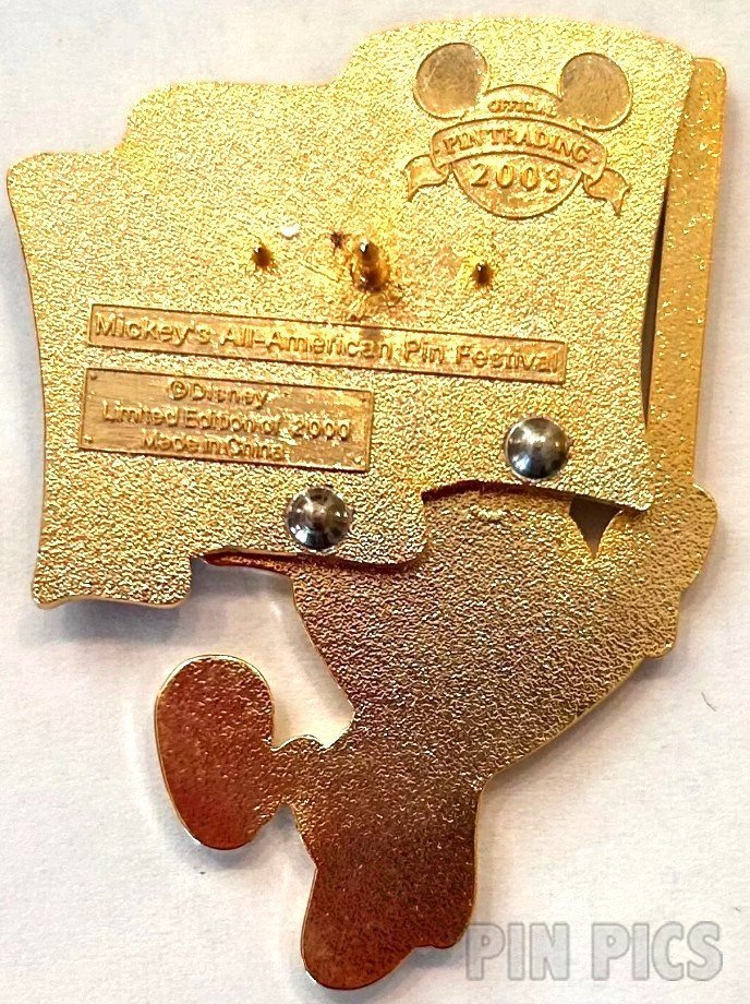 DLR - Jiminy Cricket Waving USA Flag - Mickey’s All American Pin Trading Festival  pin collectible - Main Image 2