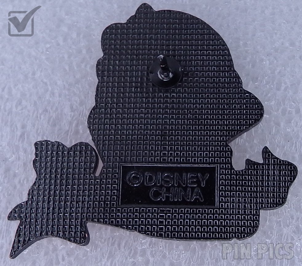 Snow White Head with Scroll and Name  pin collectible - Main Image 2