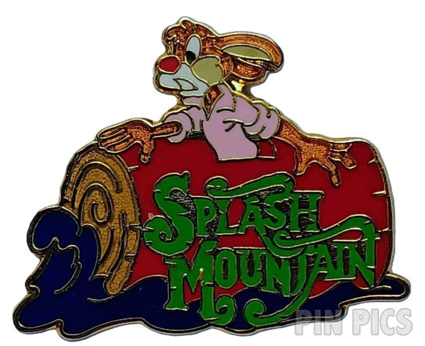 WDW - Brer Rabbit - Splash Mountain - Red Log and Pink Shirt - Version 4  pin collectible - Main Image 3