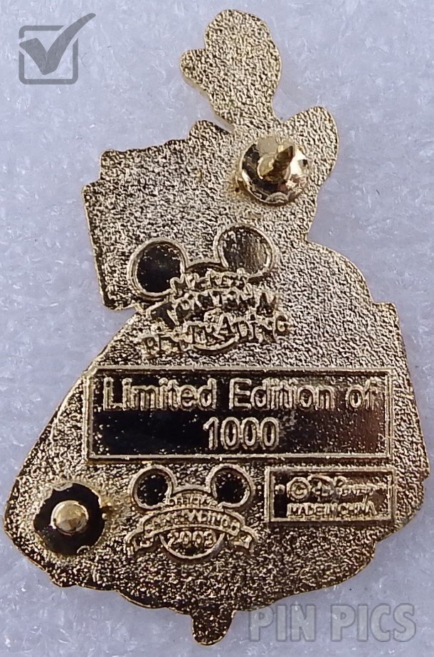 WDW - Cinderella - Goodbye - Mickey’s Toontown of Pin Trading 2003  pin collectible - Main Image 2