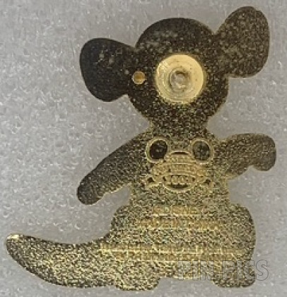 Roo - Baby Kangaroo - Blue shirt, pink ears - Simple Series  pin collectible - Main Image 2