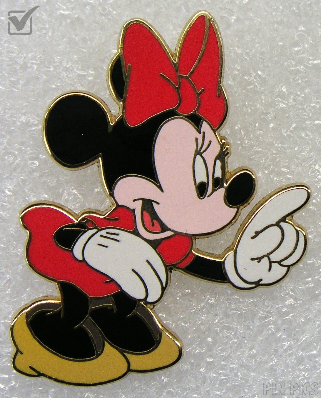 Santa Mickey with Mistletoe brooch pin from the Disney Catalog (3D)