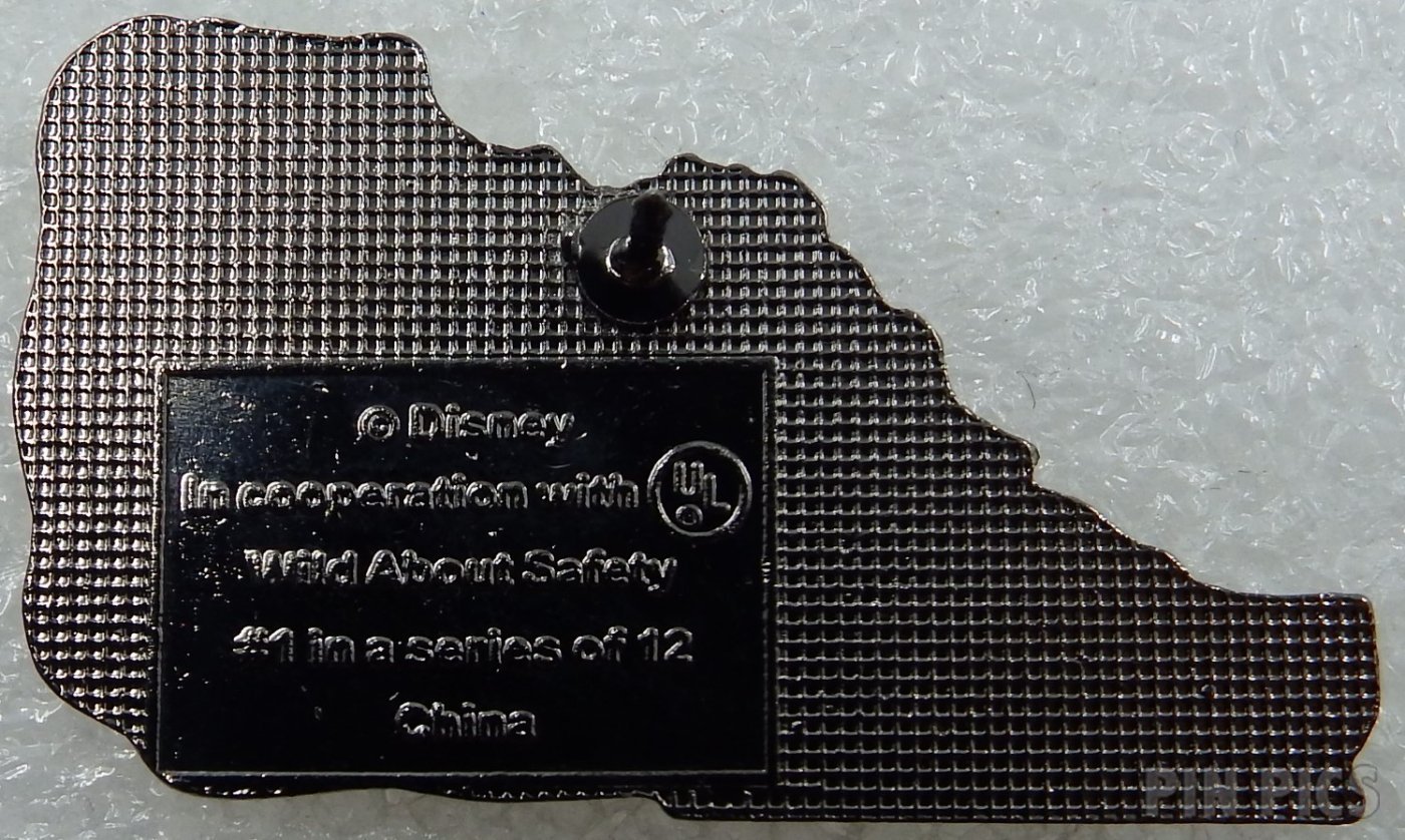 Wild about Safety - Hold On To Your Gear  pin collectible - Main Image 2