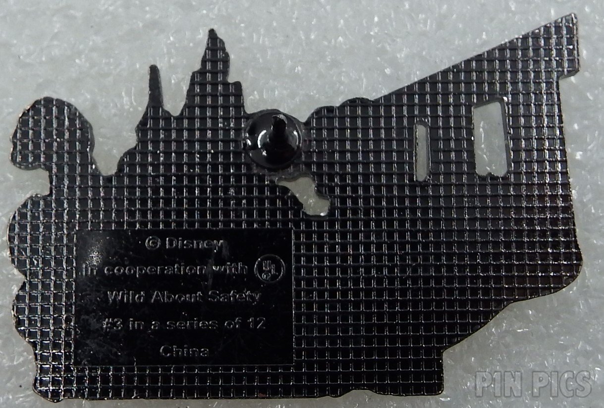 Timon and Pumbaa - Wild about Safety - No Stampeding  pin collectible - Main Image 2