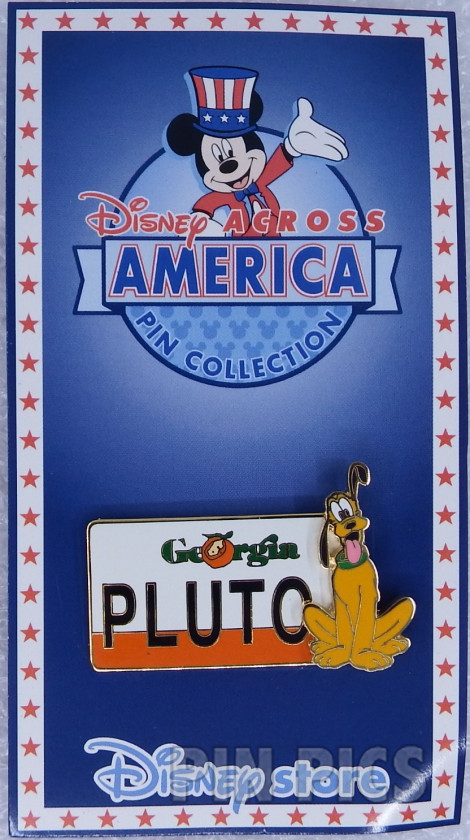 Japan - Pluto - Georgia - Disney Across America - JDS  pin collectible - Main Image 3