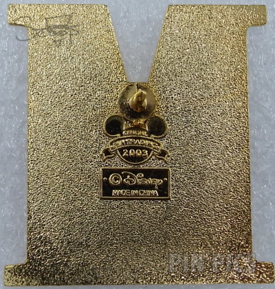 WDW - Mickey Head - Red Varsity M Letter  pin collectible - Main Image 2