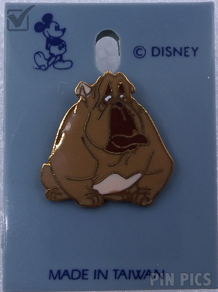 DLR - Francis - Bulldog - Oliver and Company  pin collectible - Main Image 3