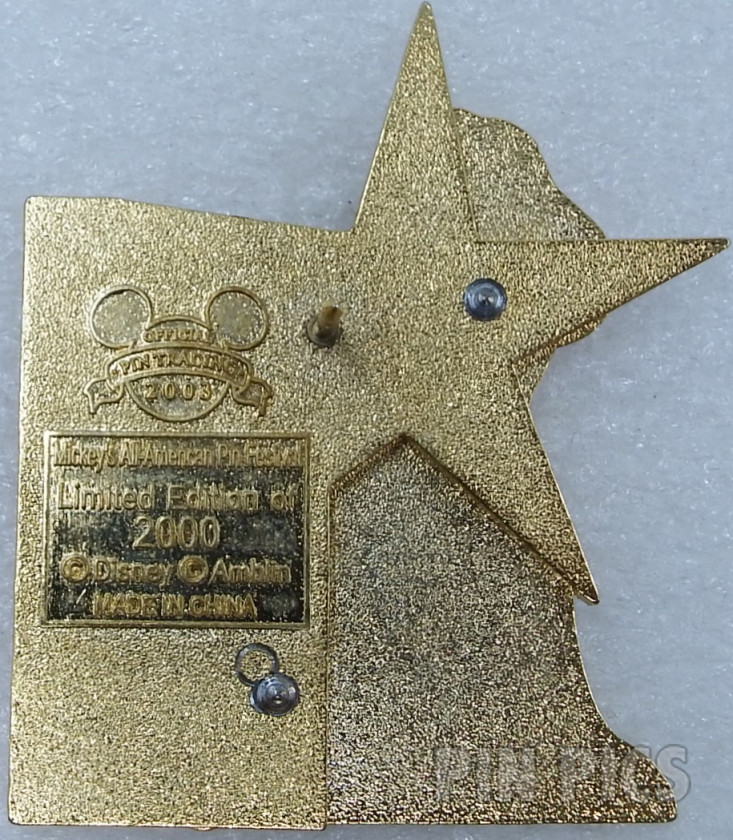 DLR - Jessica Rabbit - Mickey’s All American Pin Trading Festival - Flag  pin collectible - Main Image 2