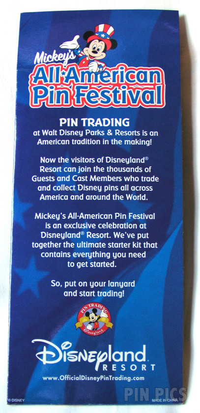 DLR - Mickey’s All American Pin Trading Festival - Lanyard Starter Kit  pin collectible - Main Image 2