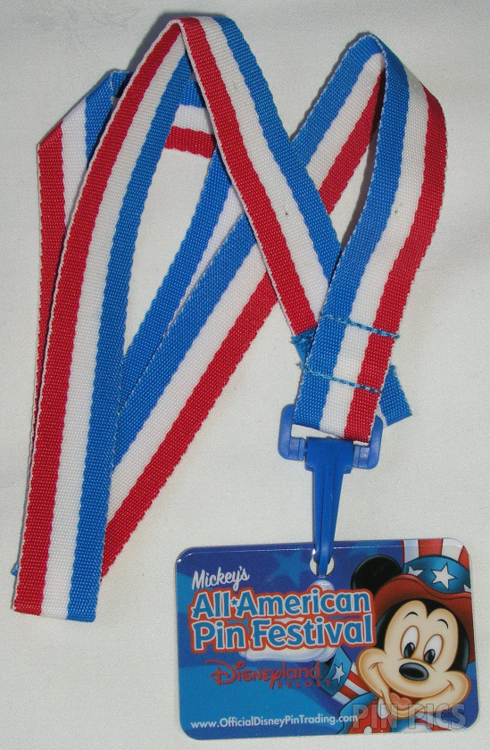 DLR - Mickey’s All American Pin Trading Festival - Lanyard Starter Kit  pin collectible - Main Image 3