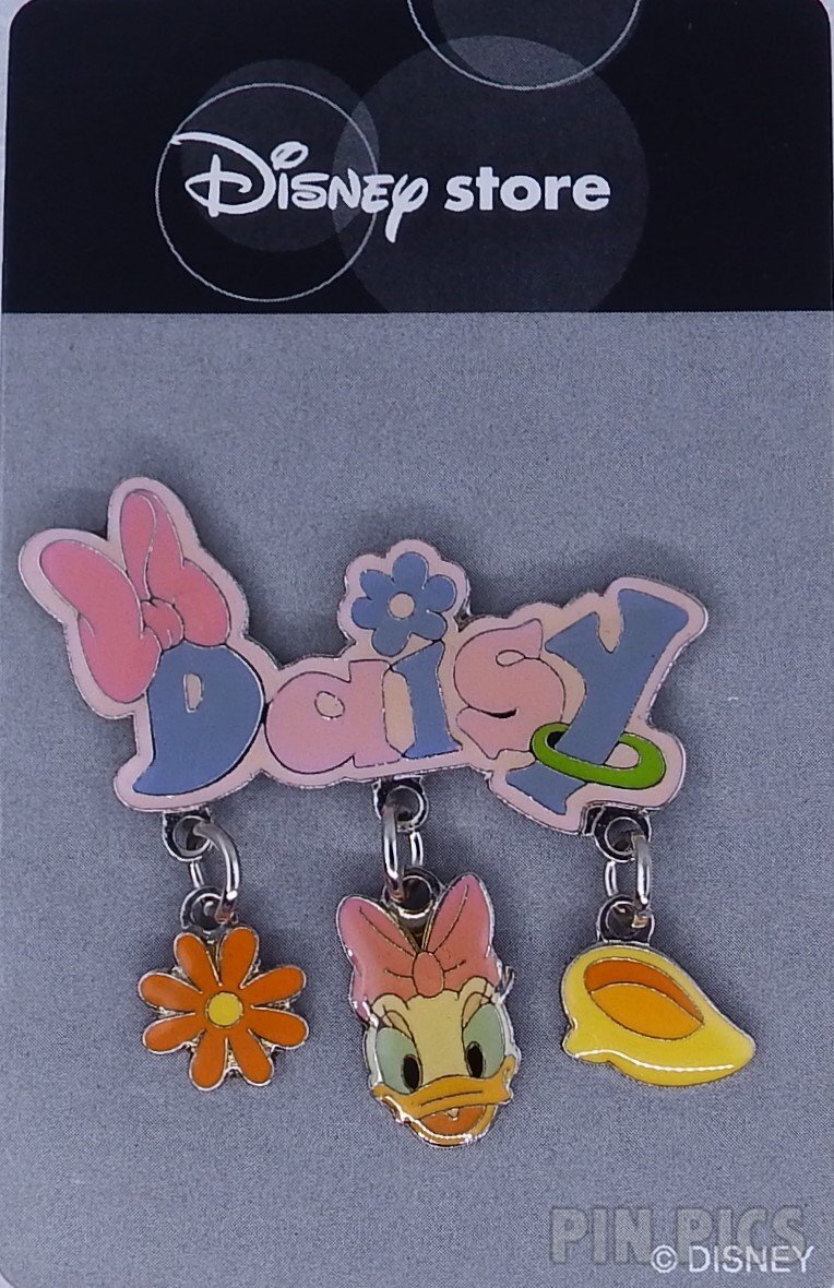 Japan - Daisy Duck - Name Dangle - JDS  pin collectible - Main Image 3