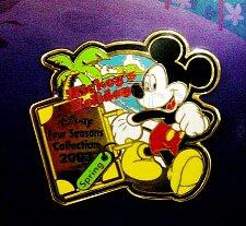 Disney Catalog - Mickey and Minnie - 75 Years Easel Pin Set #1 - Black and White