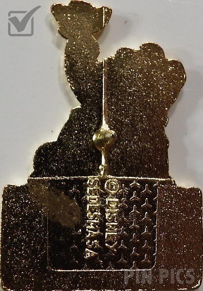 Sedesma - Pooh on Block with Bird - Purple  pin collectible - Main Image 2