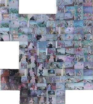 Epcot Photomosaics Puzzle Set #3 - Pin #28 (of 31) Sleeping Beauty (Aurora)