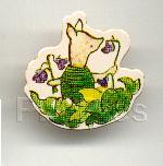 Bhutan Stamp pin-Daisy and Donald Duck