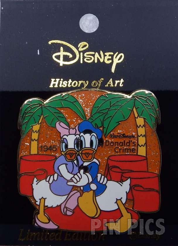Japan - Donald Duck, Daisy Duck - Donald’s Crime 1945 - History of Art 2003  pin collectible - Main Image 3