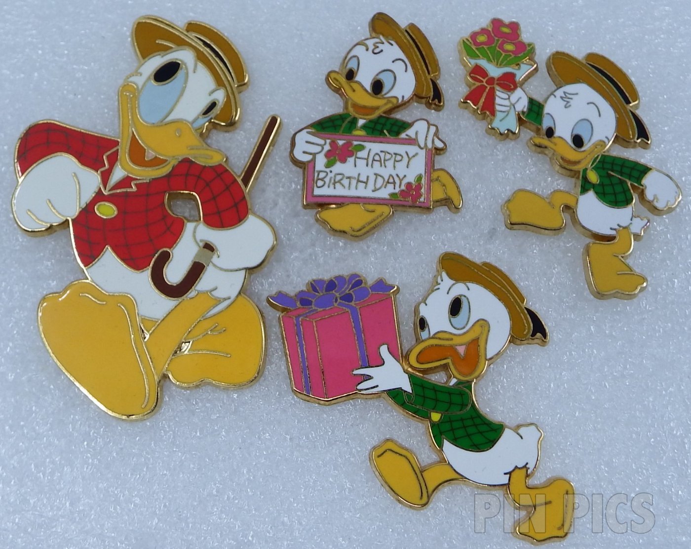 Japan - Happy Birthday Donald Duck Musical Stand Set - JDS  pin collectible - Main Image 2