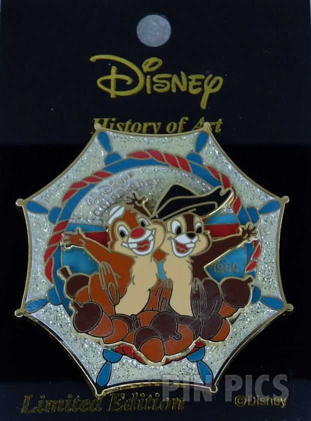 Japan - Chip and Dale - Chips Ahoy 1956 - History of Art 2003  pin collectible - Main Image 3