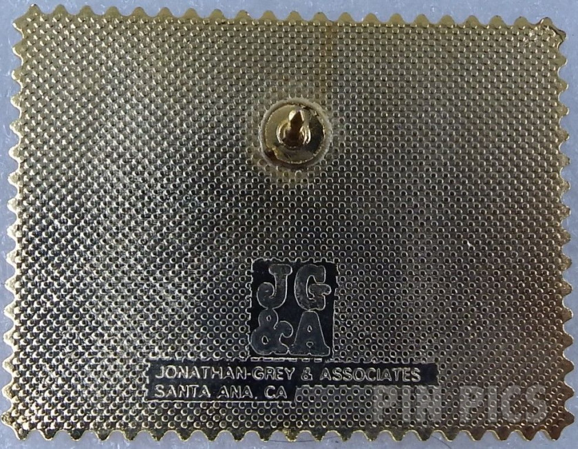 Pluto - Saint Lucia 10th Anniversary Moonwalk Stamp  pin collectible - Main Image 2