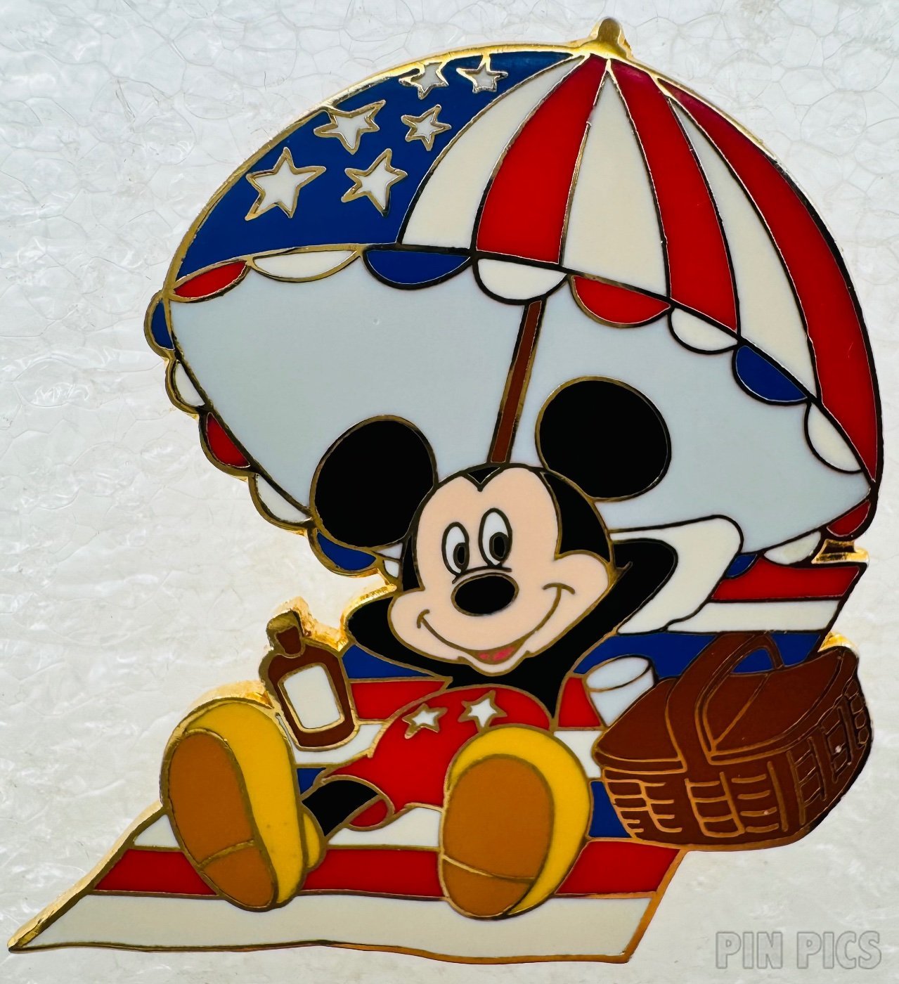 Japan - Pooh - Sleeping Vertically - Moon - JDS