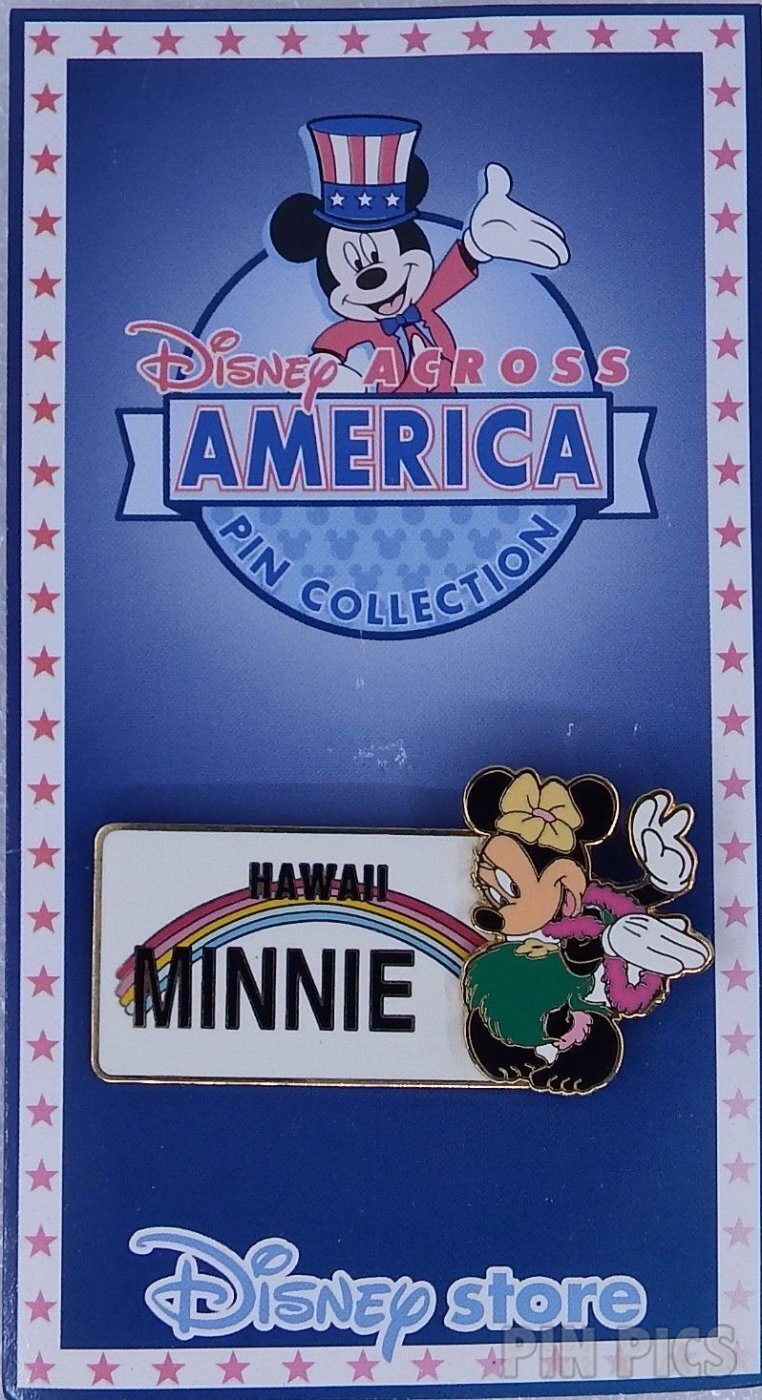 Japan - Minnie Mouse - Hawaii - Disney Across America - JDS  pin collectible - Main Image 3