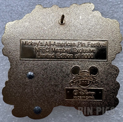 NFFC - Mickey and Friends - Fireworks - All-American Pin Festival - Member Exclusive  pin collectible - Main Image 2