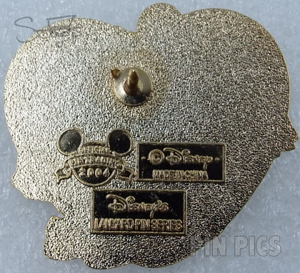 WDW - Mickey and Minnie - Flowers - Sweetheart Hearts - Cast Lanyard Series 2 2003 - 2004  pin collectible - Main Image 2