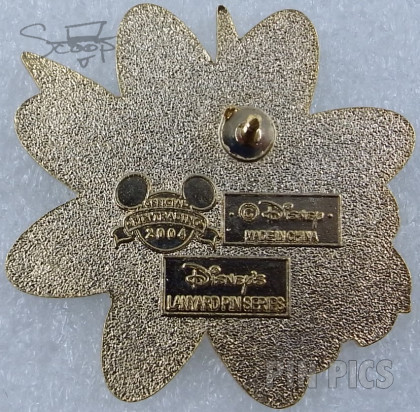 WDW - Blue Flower - Tinker Bell’s Daisies - Cast Lanyard Series 2 2003 - 2004  pin collectible - Main Image 2