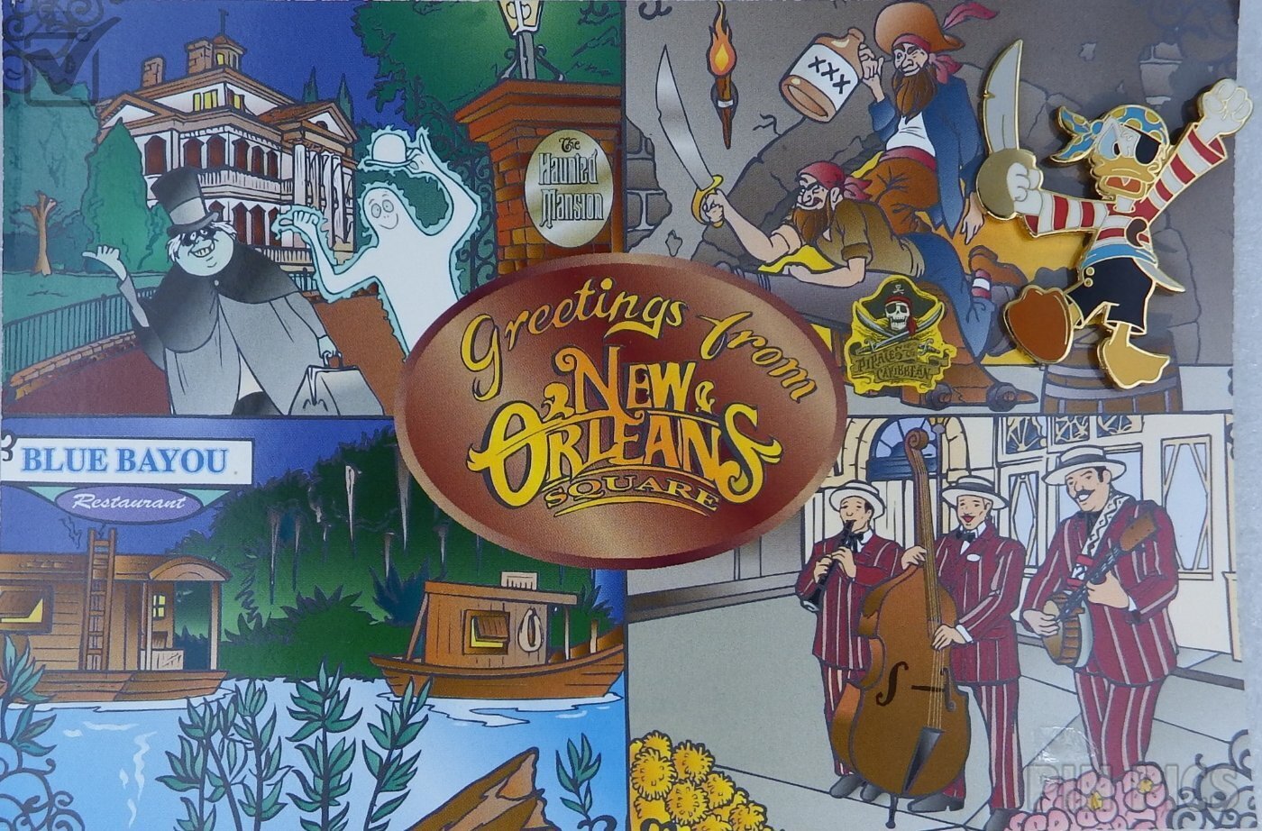 DLR - Pirate Donald - Mickey’s All American Pin Quest - 2003 Festival - 48th Anniversary  pin collectible - Main Image 3