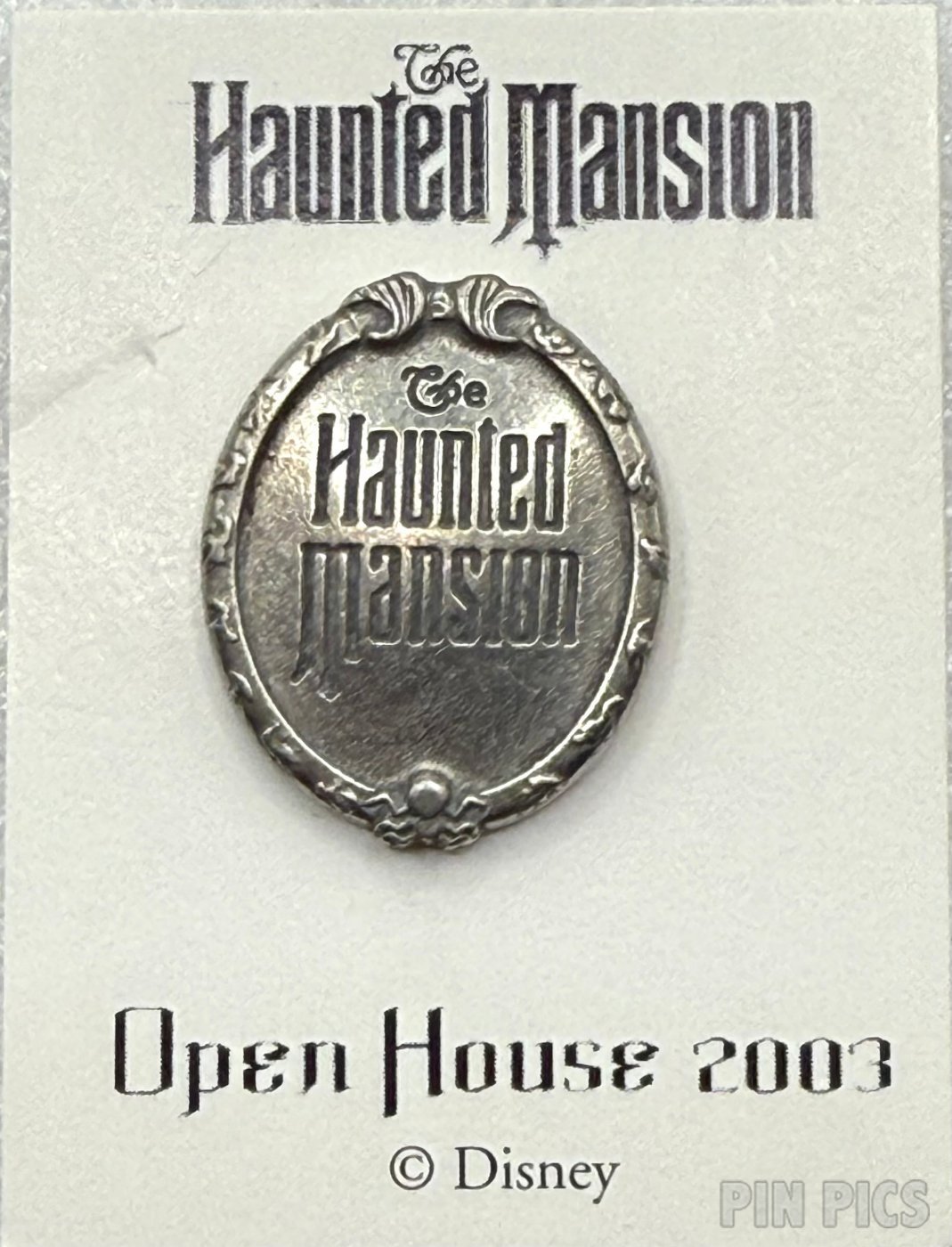 SDCC - Haunted Mansion Movie Plaque - Open House  pin collectible - Main Image 3