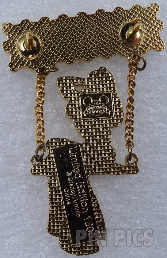 DLR - Jessica Rabbit on Swing - Dangle  pin collectible - Main Image 2