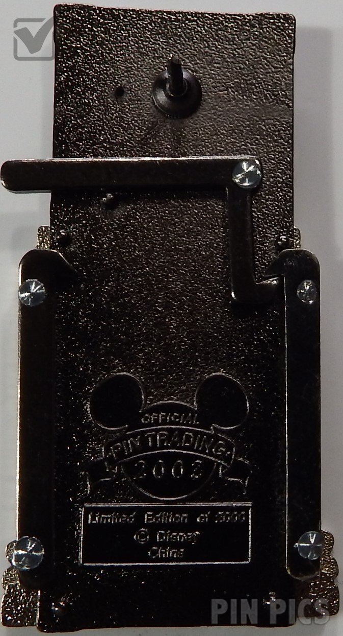 DLR - Haunted Mansion Stretching Room Portrait - Headstone - Slider  pin collectible - Main Image 2