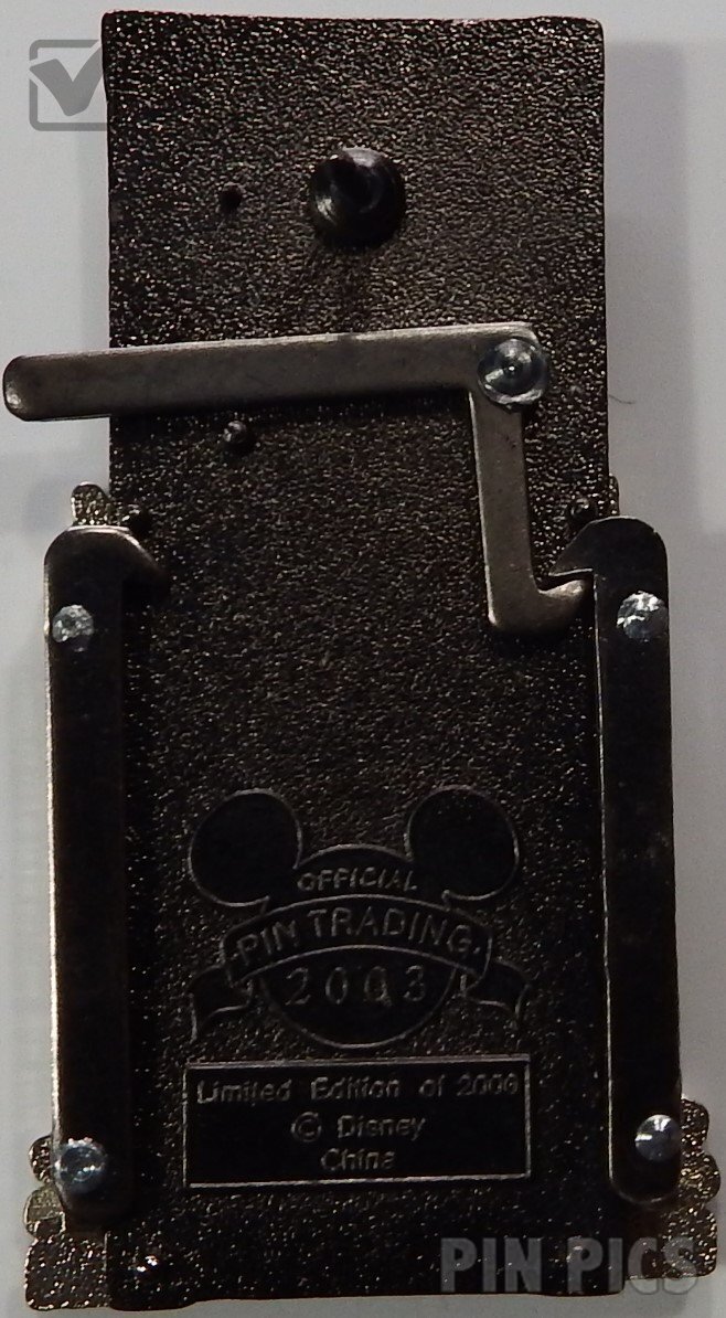 DLR - Haunted Mansion Stretching Room Portrait - Quicksand - Slider  pin collectible - Main Image 2