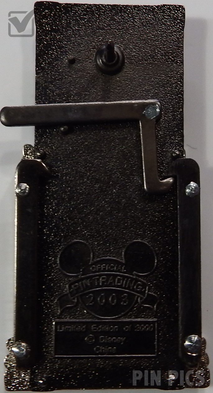 DLR - Haunted Mansion Stretching Room Portrait - Dynamite - Slider  pin collectible - Main Image 2