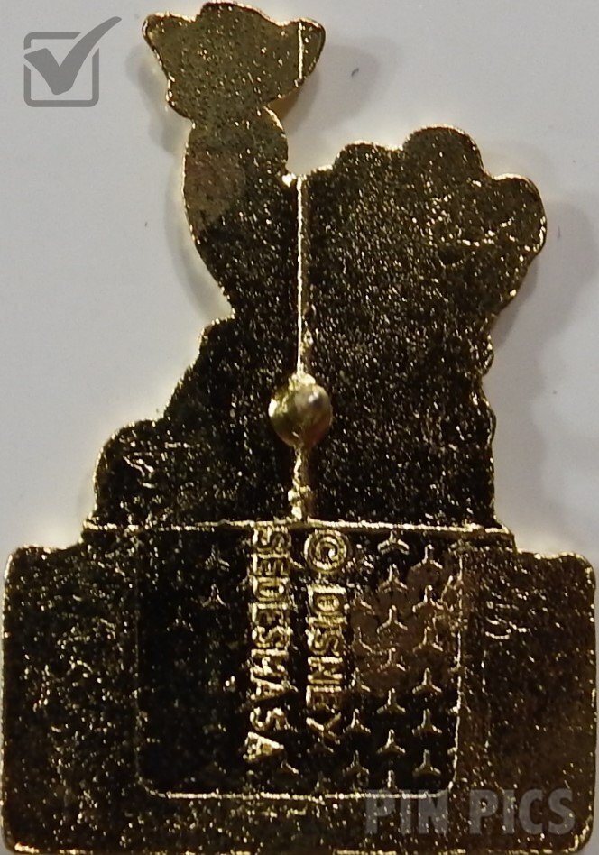 Sedesma - Pooh on Block with Bird - Pink Version  pin collectible - Main Image 2