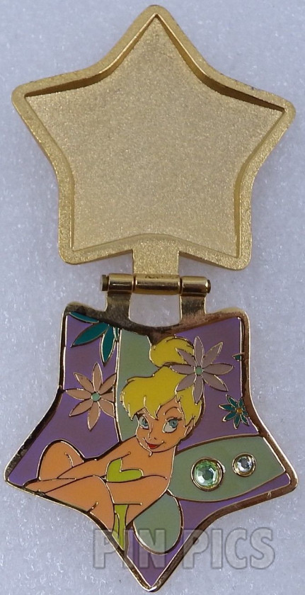Japan - Tinker Bell - Star Locket - Pixie Dust Princess - Jewels - Hinged - JDS  pin collectible - Main Image 2