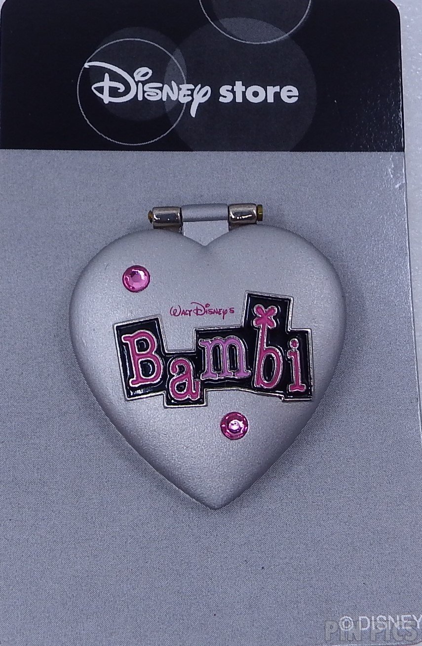 Japan - Bambi Locket - Hinged - Jeweled  pin collectible - Main Image 4