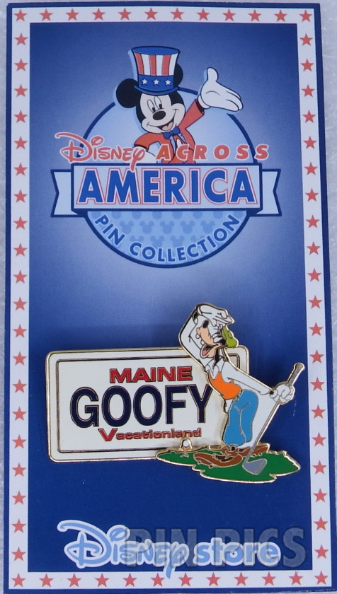 Japan - Goofy - Maine - Disney Across America - JDS  pin collectible - Main Image 3
