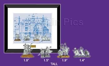 WDW - The Maze of Time - Journey Through Time Pin Event 2003 - Framed Pin Set