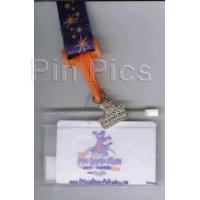 Donald as santa with a green bag