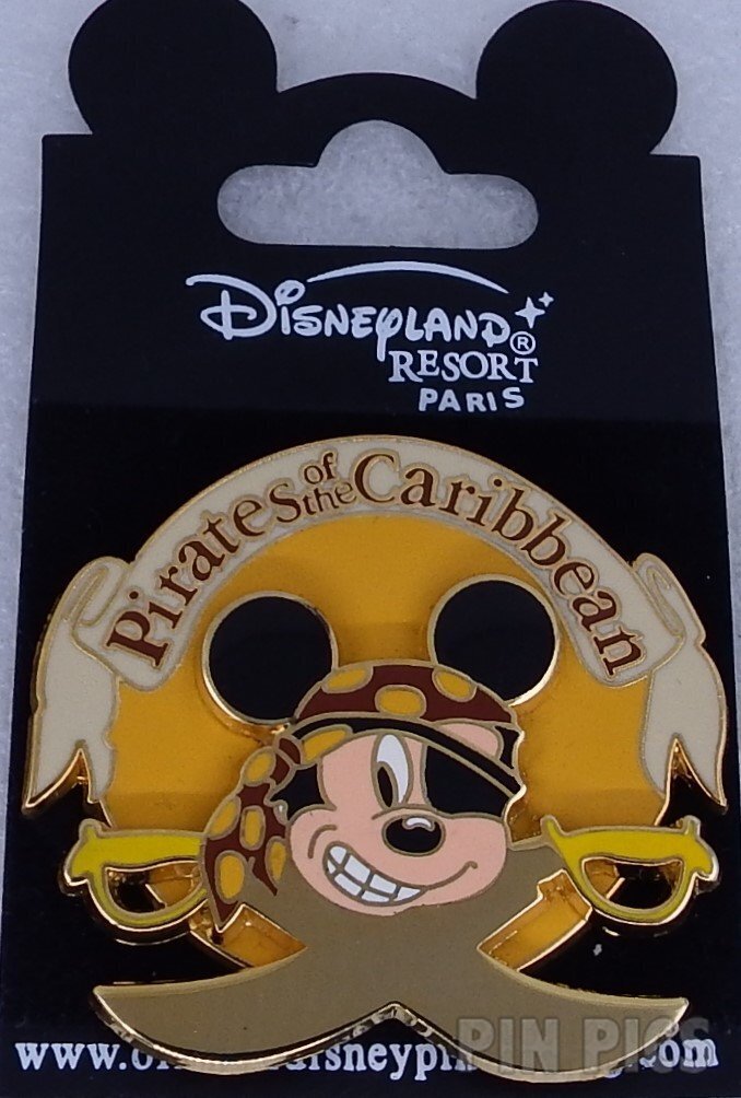 DLP - Pirates of the Caribbean Mickey  pin collectible - Main Image 3