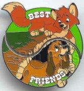 AP/PP WDW - Pluto and Pluto Jr. - AP - The Search For Imagination Pin Event - 2 Pin Set