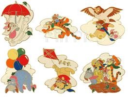 Disney Auction (P.I.N.S.) - Mickey & Pluto in a Plane