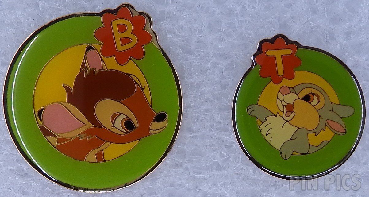 Japan - Bambi and Thumper - Best Friends - See-Saw - JDS  pin collectible - Main Image 2