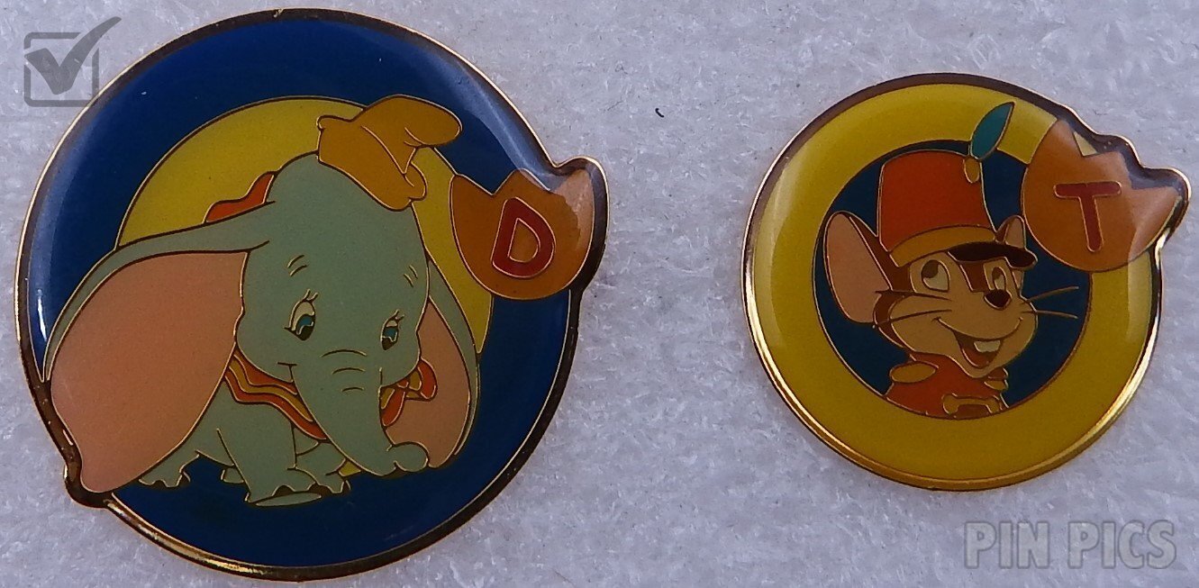 Japan - Dumbo and Timothy - Best Friends - See-Saw - JDS  pin collectible - Main Image 2