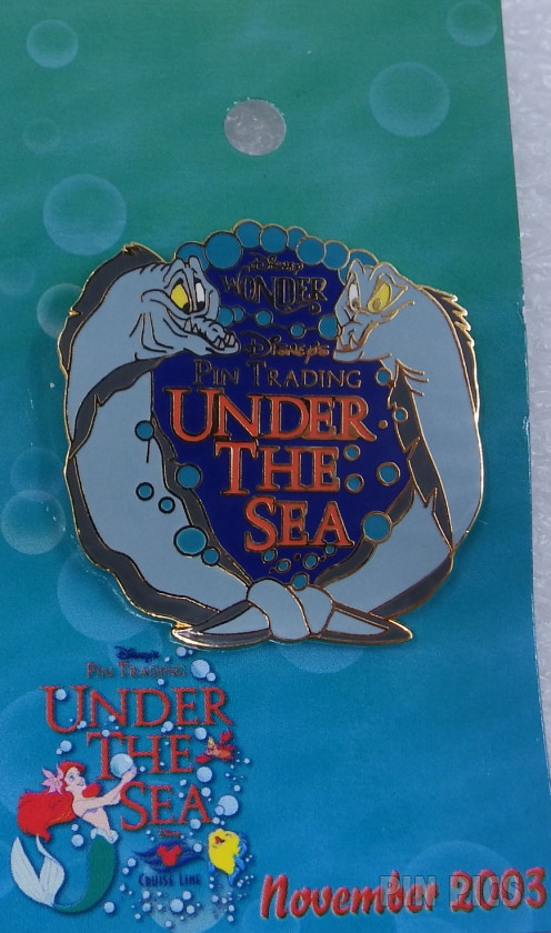 DCL - Flotsam and Jetsam - Pin Trading Under the Sea - Gift Pin Bag - Eels  pin collectible - Main Image 3