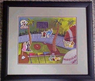 WDW - Cool Cats - Journey Through Time - Framed Set